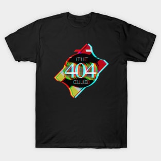 The 404 Club: Retro Glitched T-Shirt